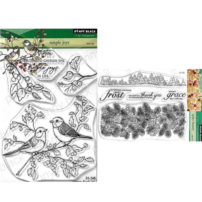 Clear Silicone Stamps For Card Making - Timbres en silicone transparent de beauté