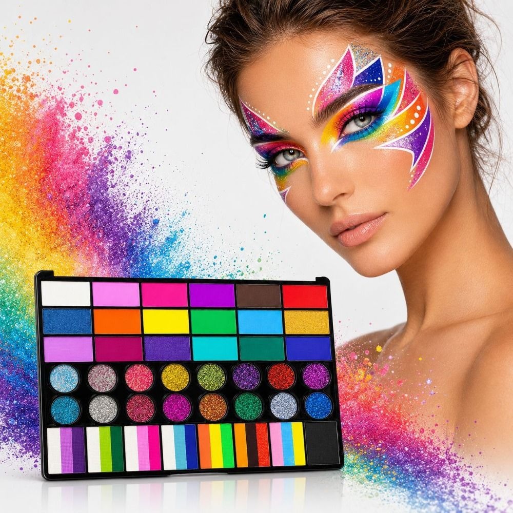 Watercolor Paint Set Solid Pigment - Ensemble de 42 couleurs de peinture