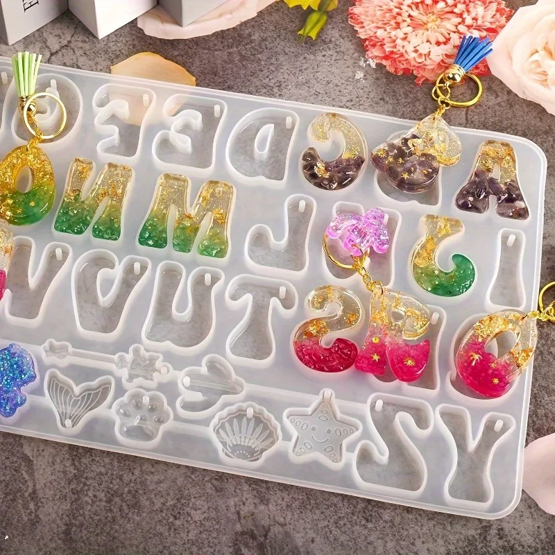Silicone Epoxy Resin Molds Set - Ensemble de moules de moulage en