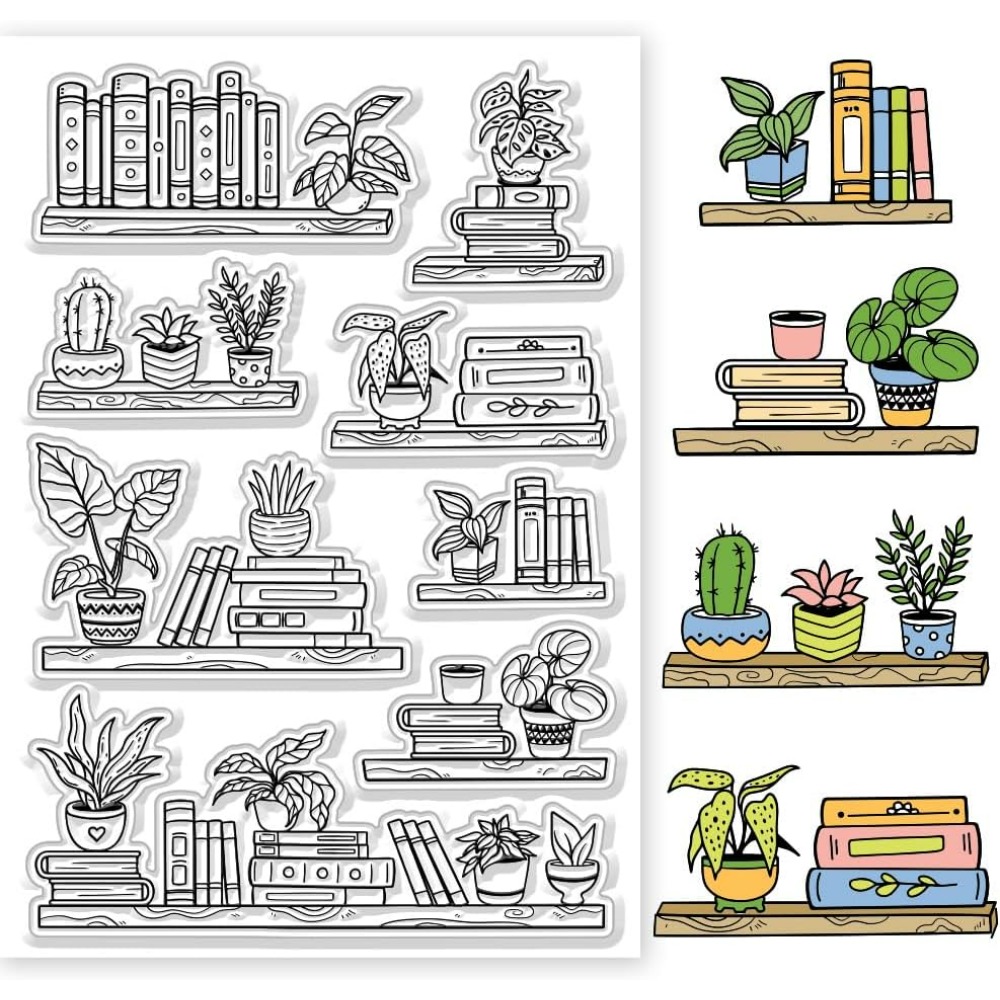 Clear Silicone Stamps For Card Making - Timbres transparents en silicone pour étagère