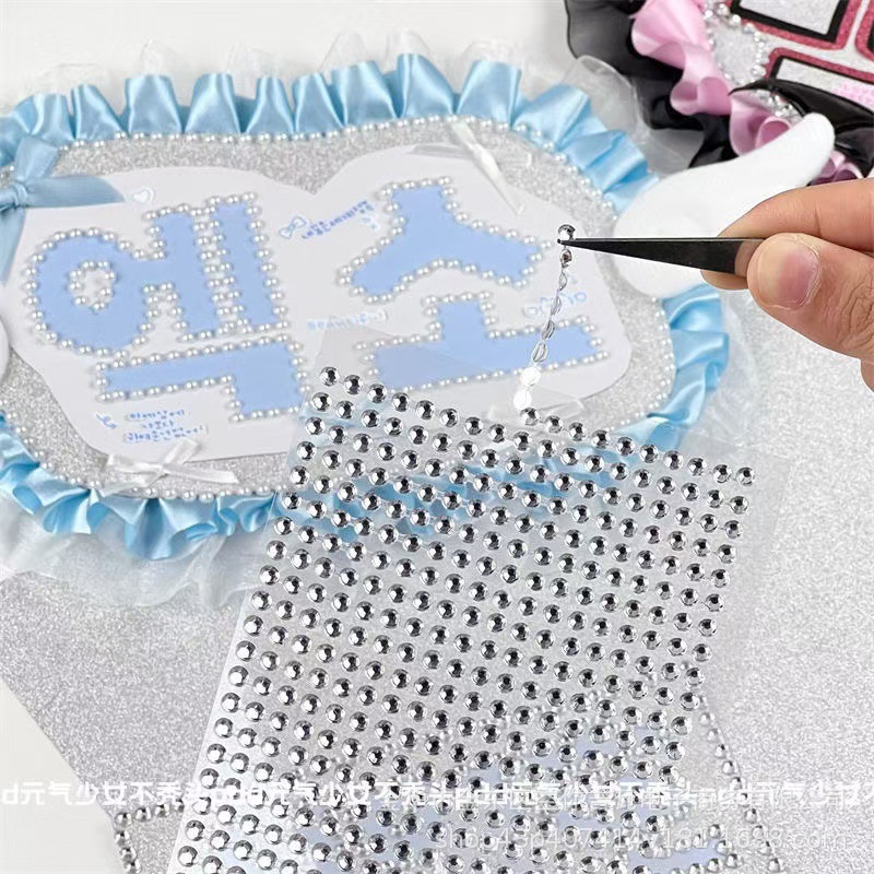 Scrapbooking - Autocollants 3D imperméables en strass et