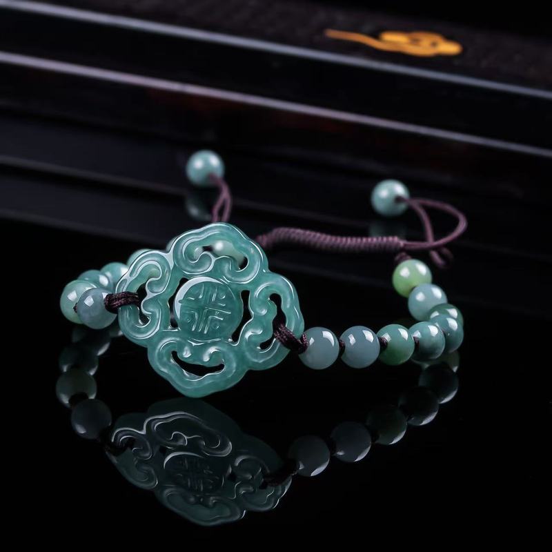 Beading - Bracelet en jadéite naturelle de qualité