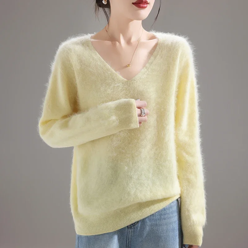 Embroidery - Pull en laine mérinos 100 %