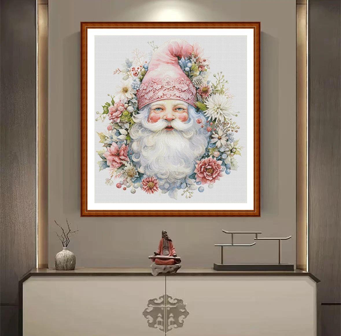 Cross Stitch Stamped Kits Beginners - [ZZ4491- Flower Ball Dwarf] Kit de