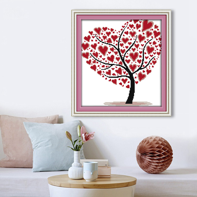 Cross Stitch Stamped Kits Beginners - Kit de points de croix estampillés