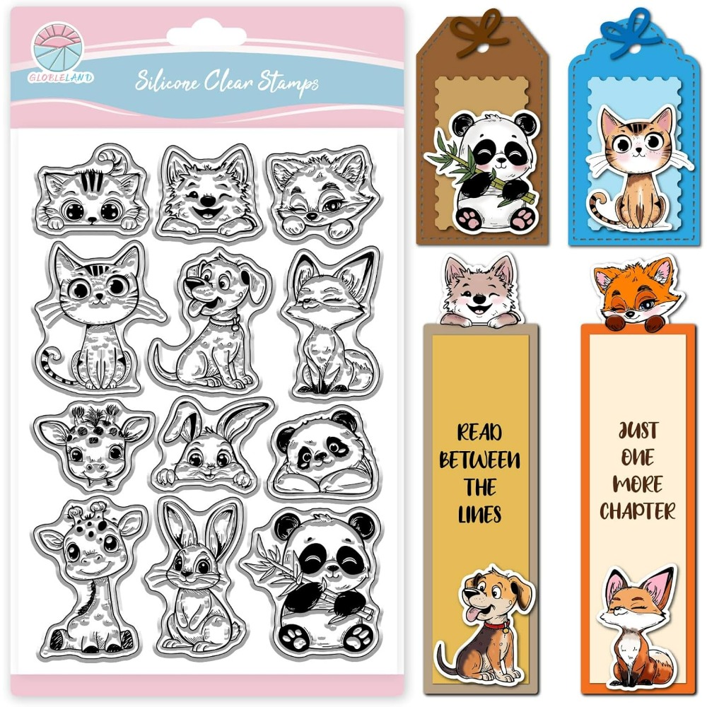 Clear Silicone Stamps For Card Making - Timbres transparents en Silicone pour Scrapbooking,