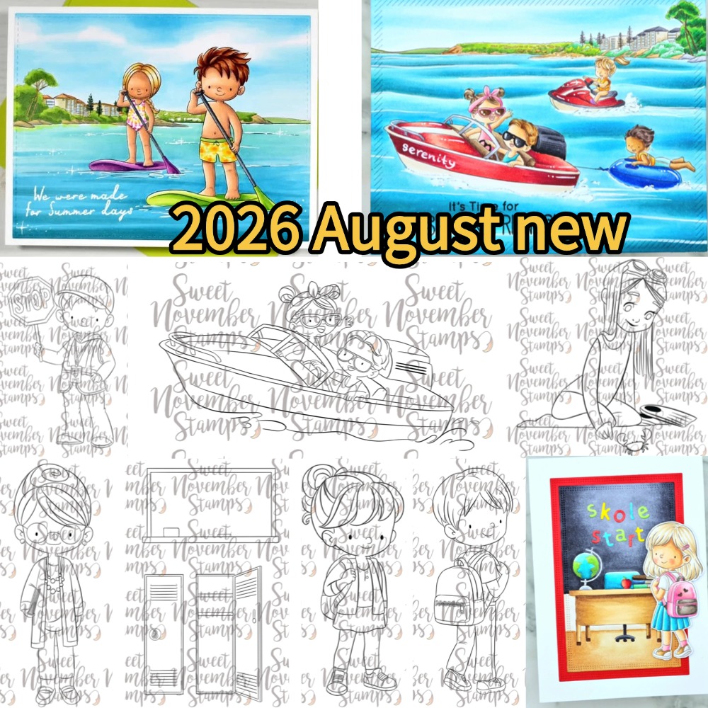 Clear Silicone Stamps For Card Making - Nouveauté mai 2026 : Tampons en