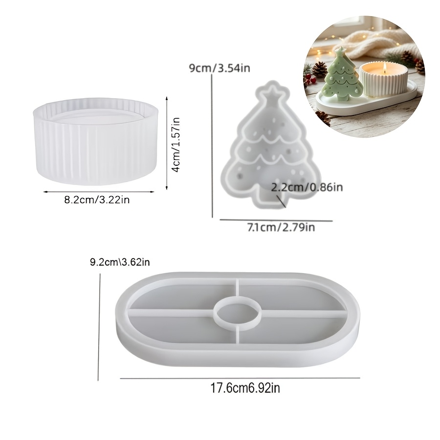 Ensemble de 3 moules en silico - Silicone Epoxy Resin Molds Set avis et prix