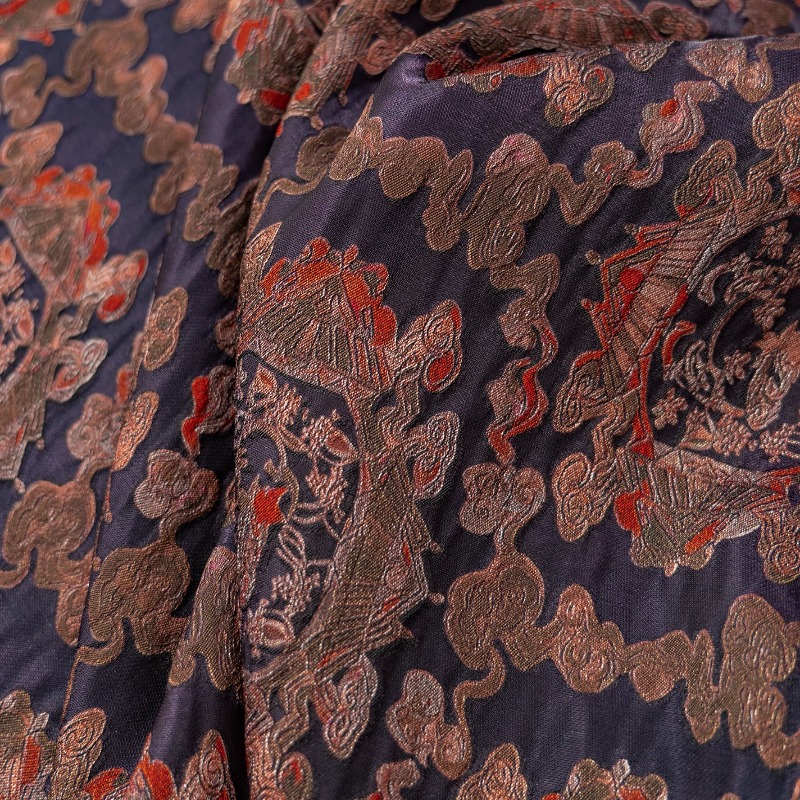 Tissu jacquard floral en rayon - Sewing avis et prix