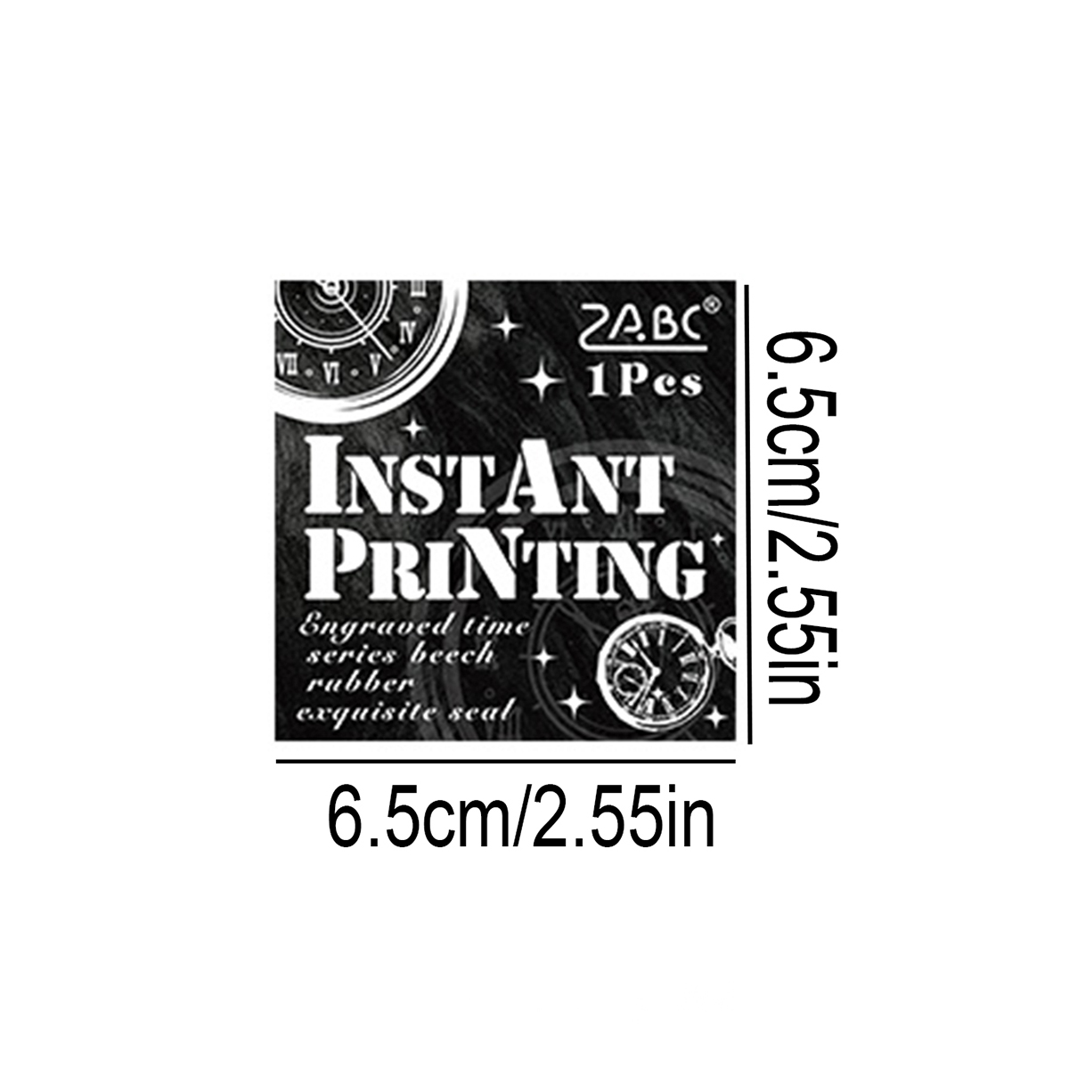 Tampon en bois motif horloge v - Scrapbooking avis et prix
