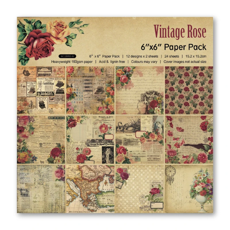 Bloc de scrapbooking vintage s - Vintage Junk Journal Scrapbooking Paper avis et prix