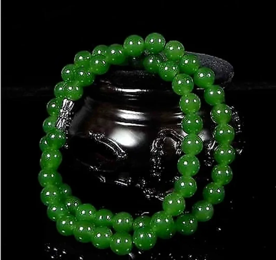 Collier de perles vertes natur - Beading avis et prix
