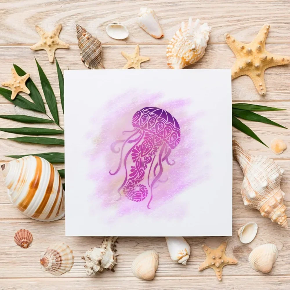 Timbres transparents Ocean Lif - Clear Silicone Stamps For Card Making avis et prix