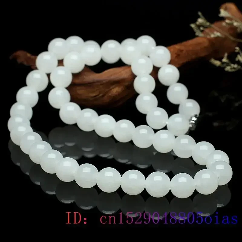 Collier de perles de Jade blan - Beading avis et prix
