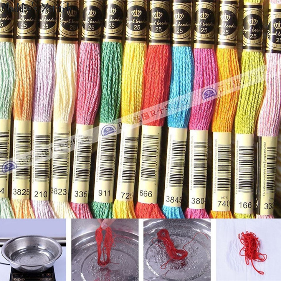 Kits de broderie au point de c - Cotton Embroidery Thread Skeins avis et prix