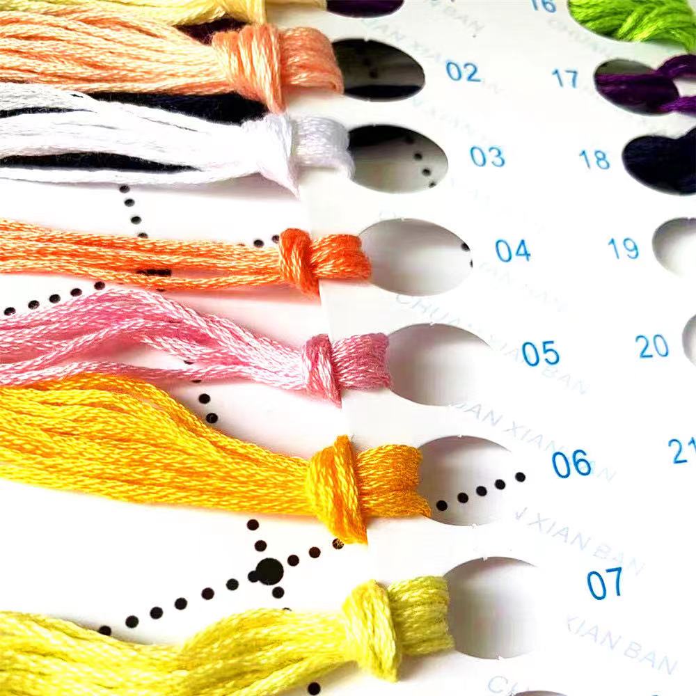 Kits de broderie au point de c - Cotton Embroidery Thread Skeins avis et prix