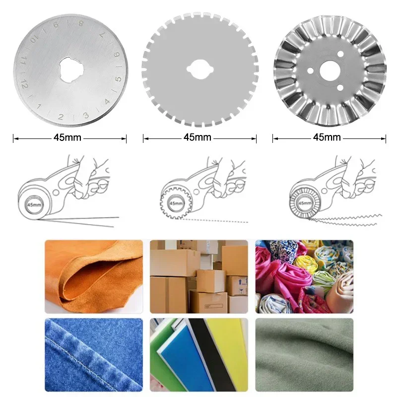Couteau à roue à rouleau de 45 - Rotary Cutter For Fabric 45Mm avis et prix