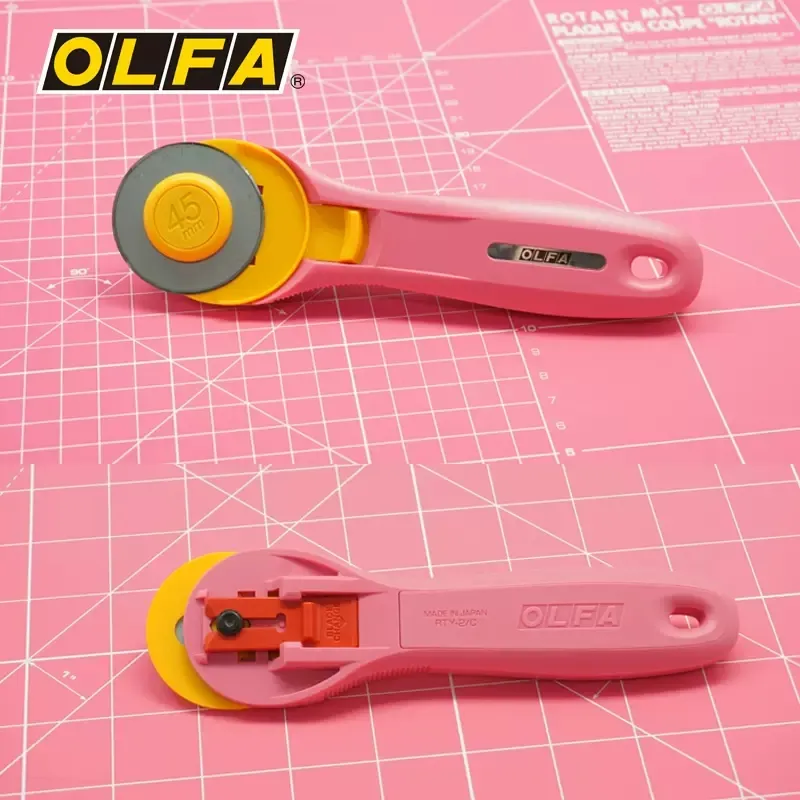 Olfa RTY-2/C 45mm distant Pink - Rotary Cutter For Fabric 45Mm avis et prix
