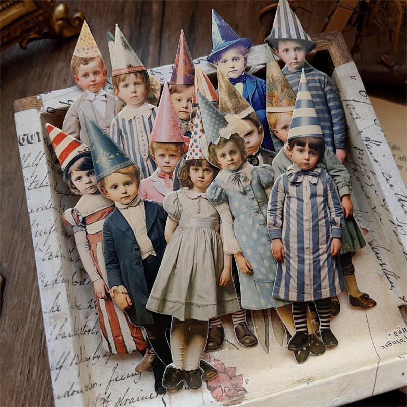 15 Pièces de Poupées en Papier - Vintage Junk Journal Scrapbooking Paper avis et prix