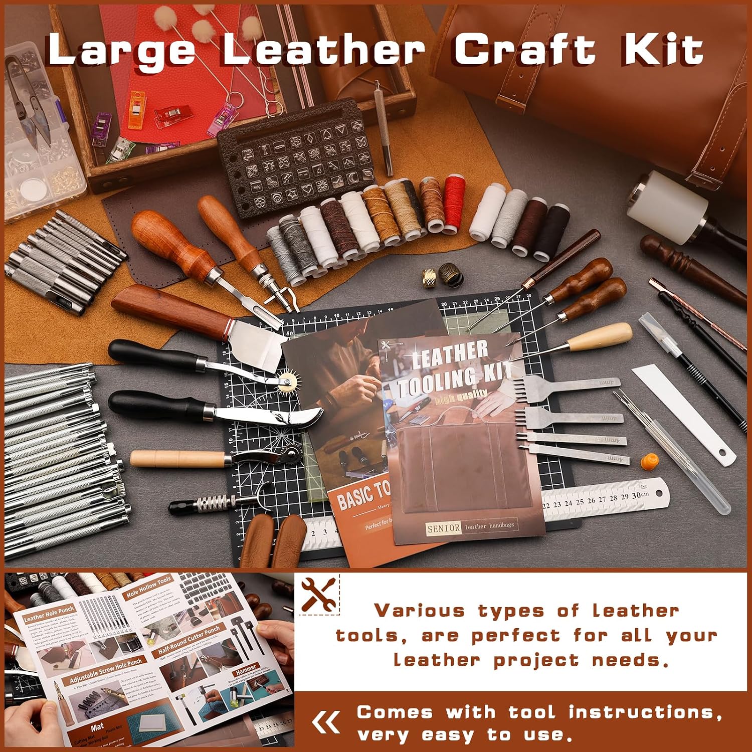 Kit d'outils de maroquinerie p - Craft Tools avis et prix