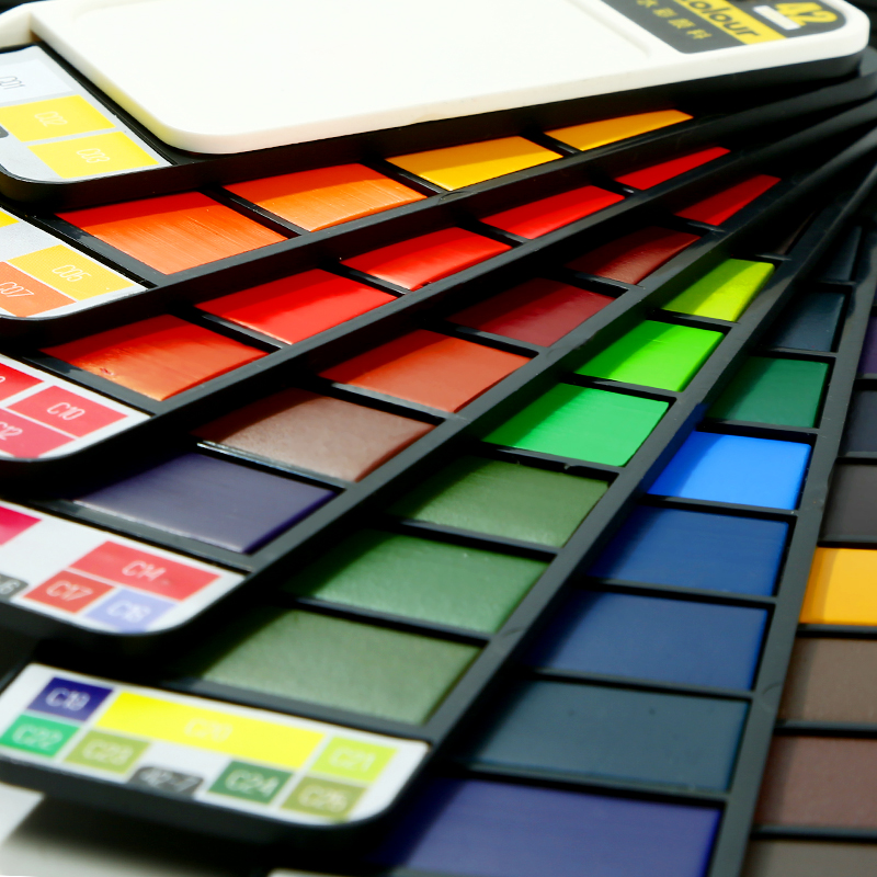 Ensemble d'aquarelle solide 18 - Watercolor Paint Set Solid Pigment avis et prix