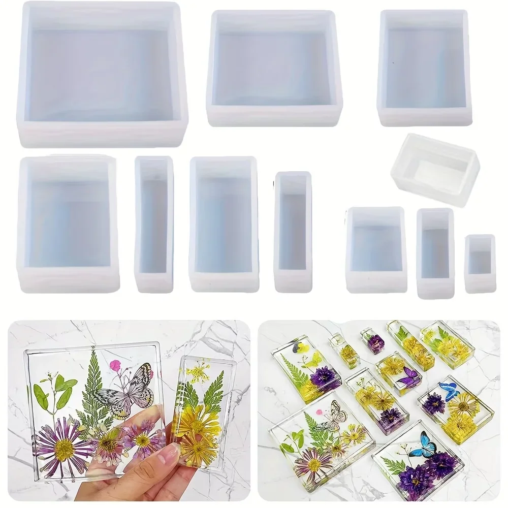 Kit de 11 moules en silicone p - Silicone Epoxy Resin Molds Set avis et prix