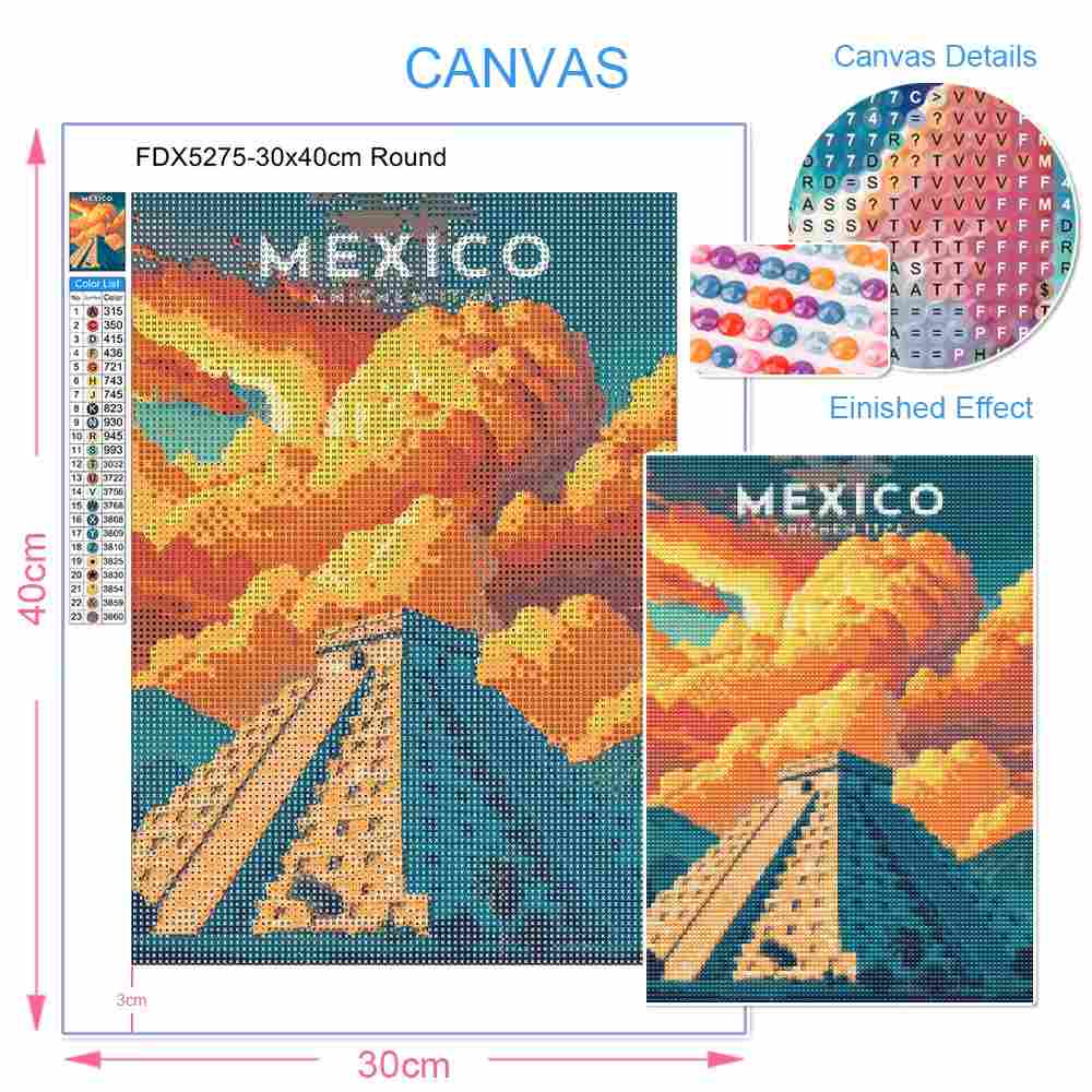 Kit de peinture diamantée sans - 5D Diamond Painting Kit Full Drill avis et prix