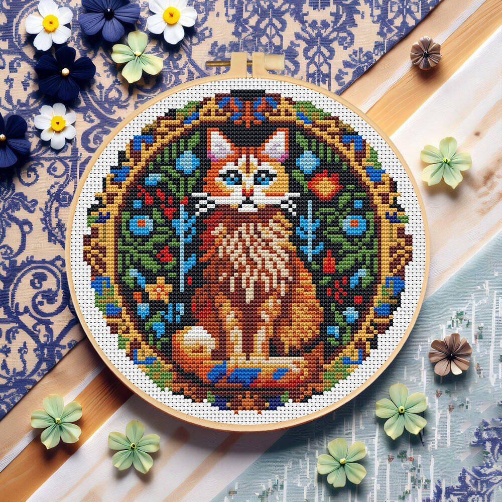 Bricolage point de croix chat  - Cotton Embroidery Thread Skeins avis et prix