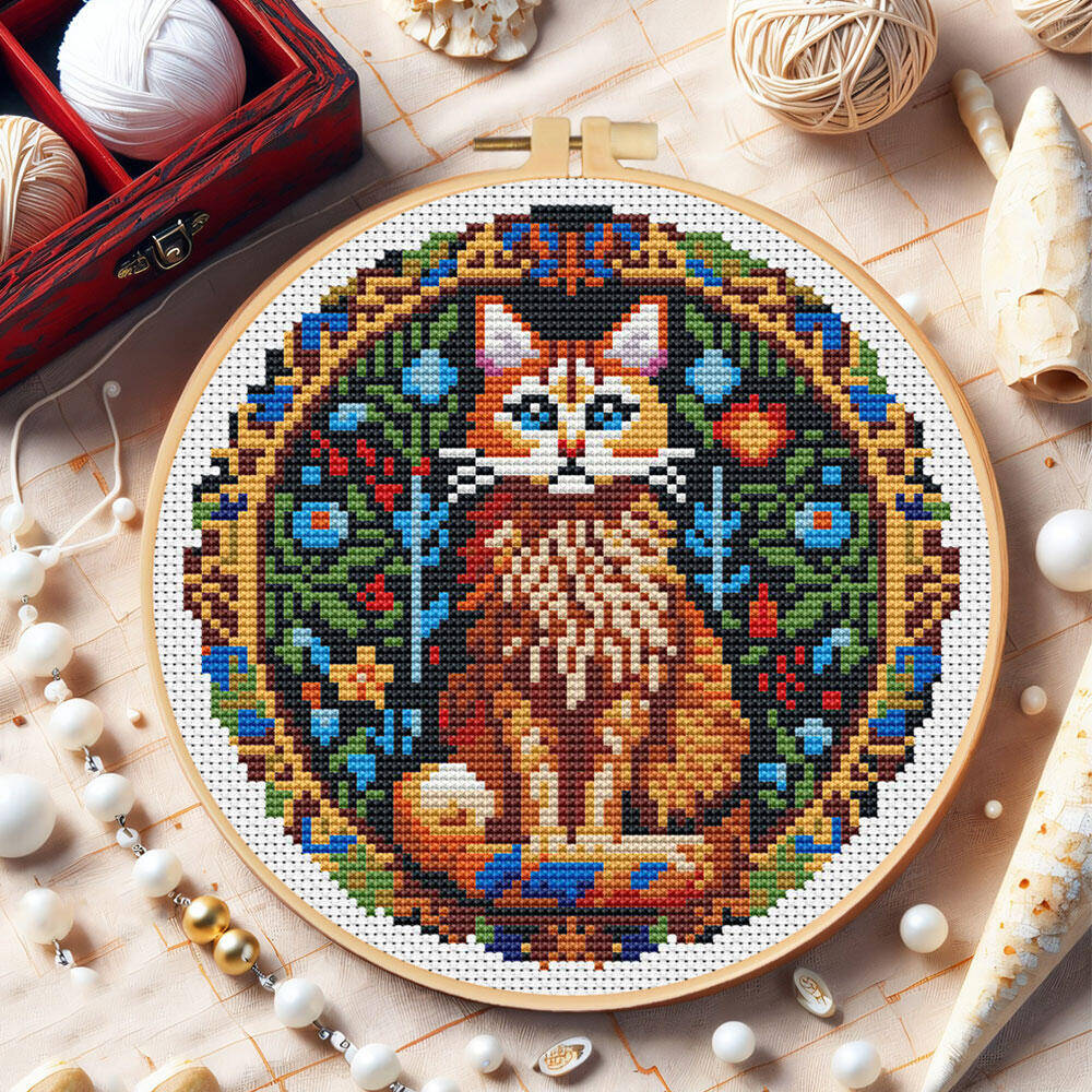 Bricolage point de croix chat  - Cotton Embroidery Thread Skeins avis et prix