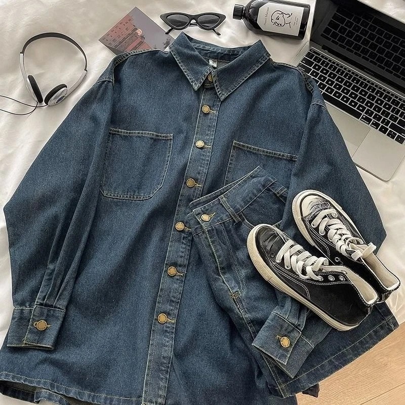 Ensemble jupe en jean Y2K : ve - Embroidery avis et prix