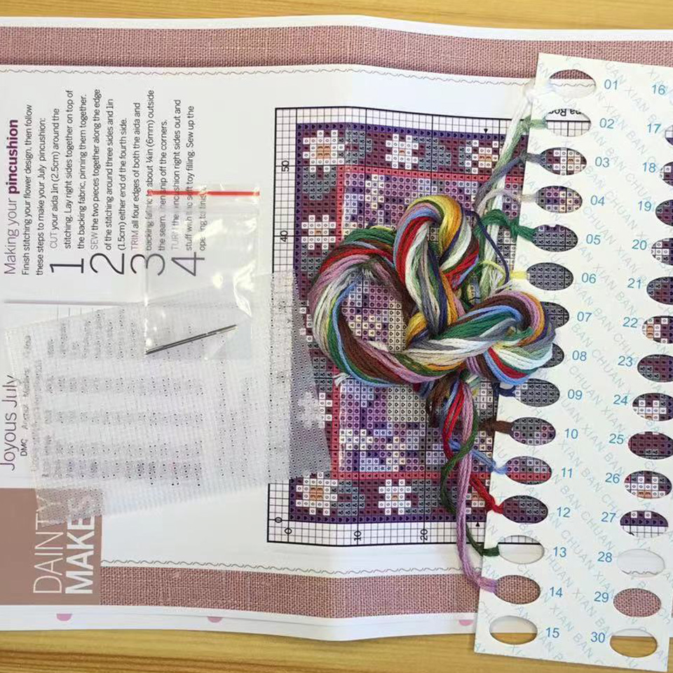 ZC184 kits de point de croix e - Cotton Embroidery Thread Skeins avis et prix
