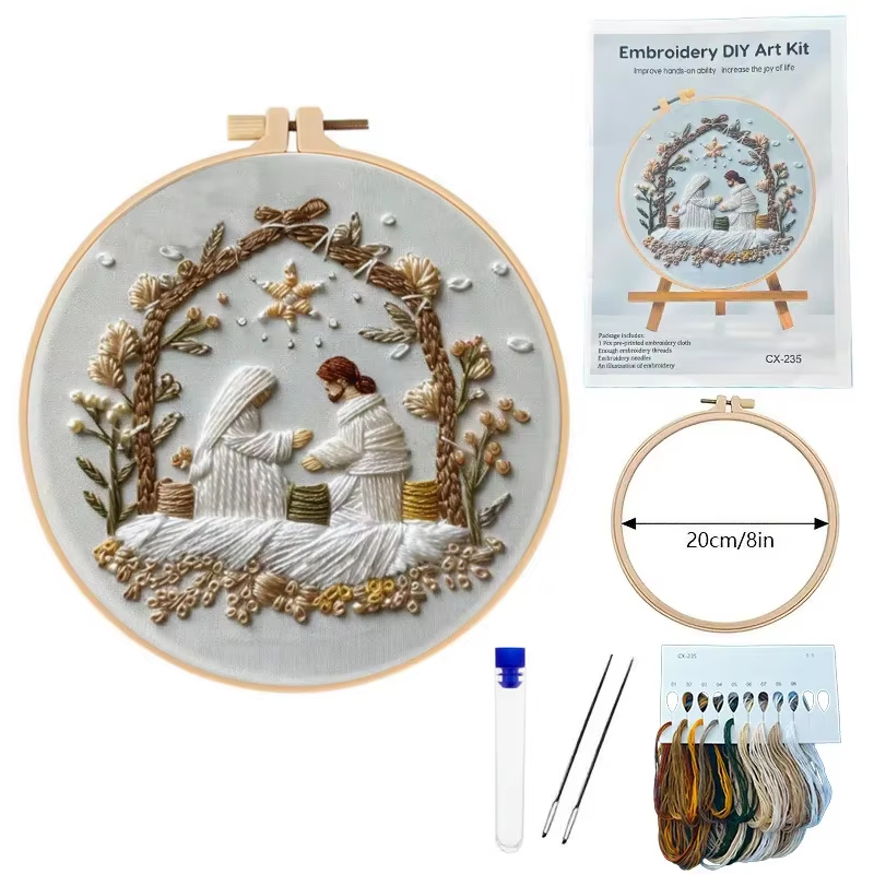 Kit de broderie de noël de nai - Cotton Embroidery Thread Skeins avis et prix