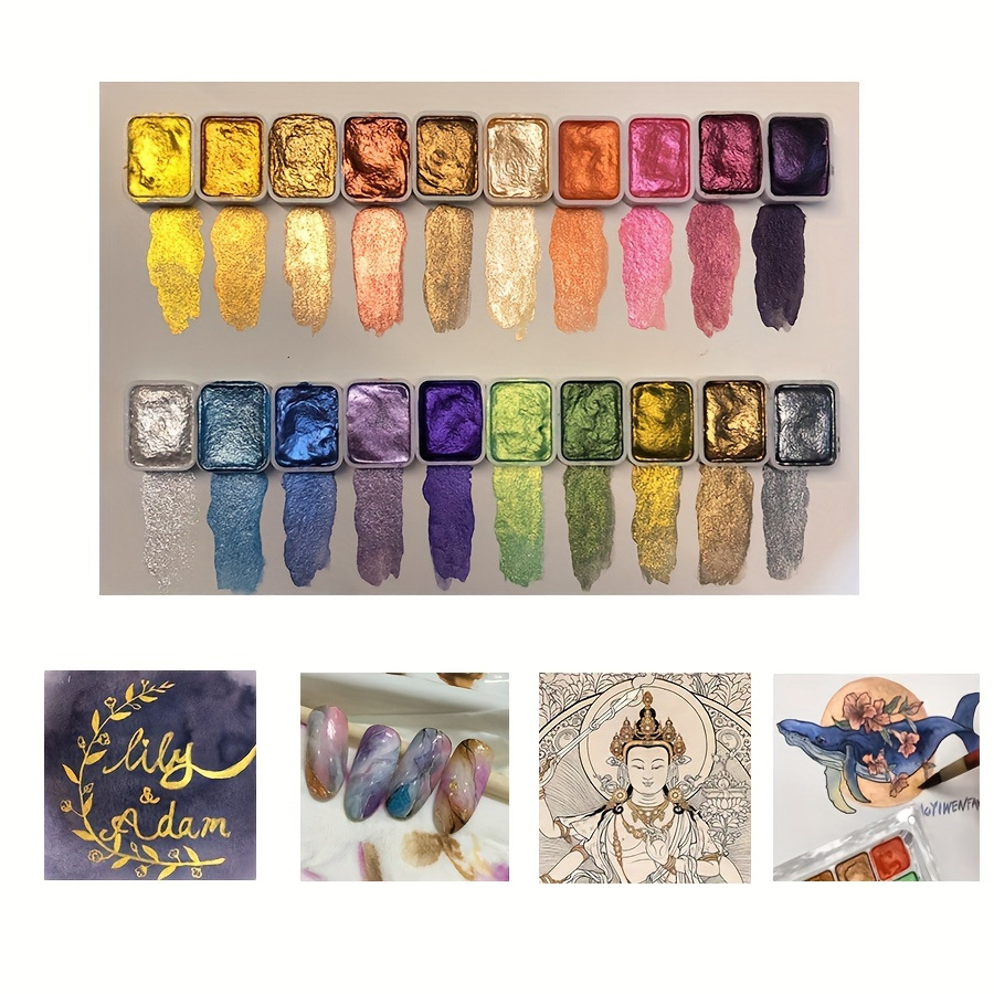 Portable56 couleurs solide Pig - Watercolor Paint Set Solid Pigment avis et prix