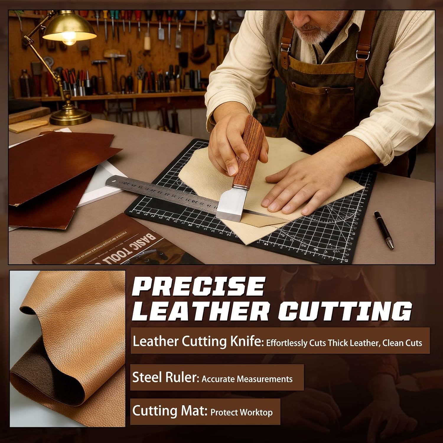 Kit de travail du cuir, outils - Craft Tools avis et prix