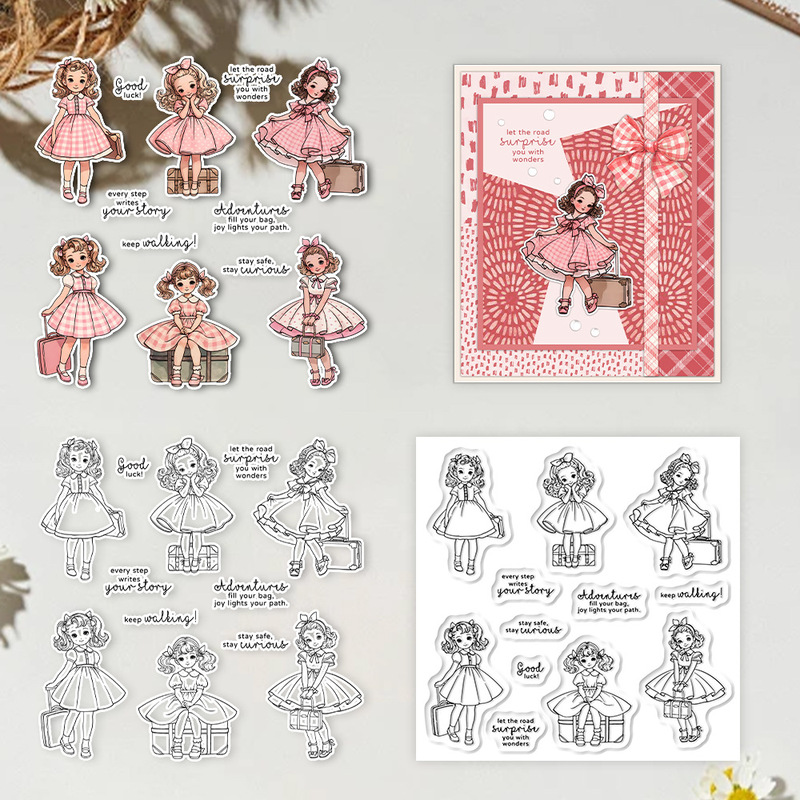 Suncraft – tampon transparent  - Clear Silicone Stamps For Card Making avis et prix