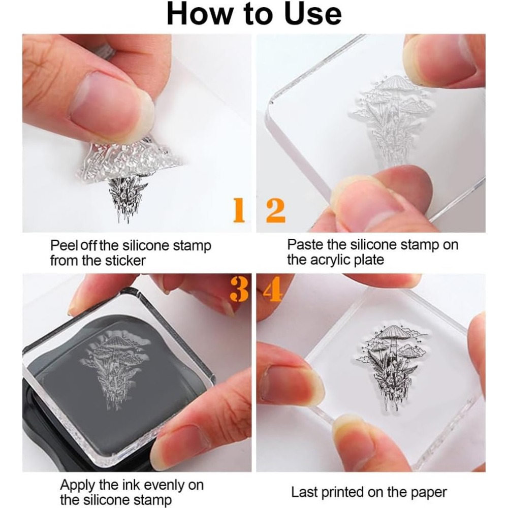 Tampon en silicone transparent - Clear Silicone Stamps For Card Making avis et prix