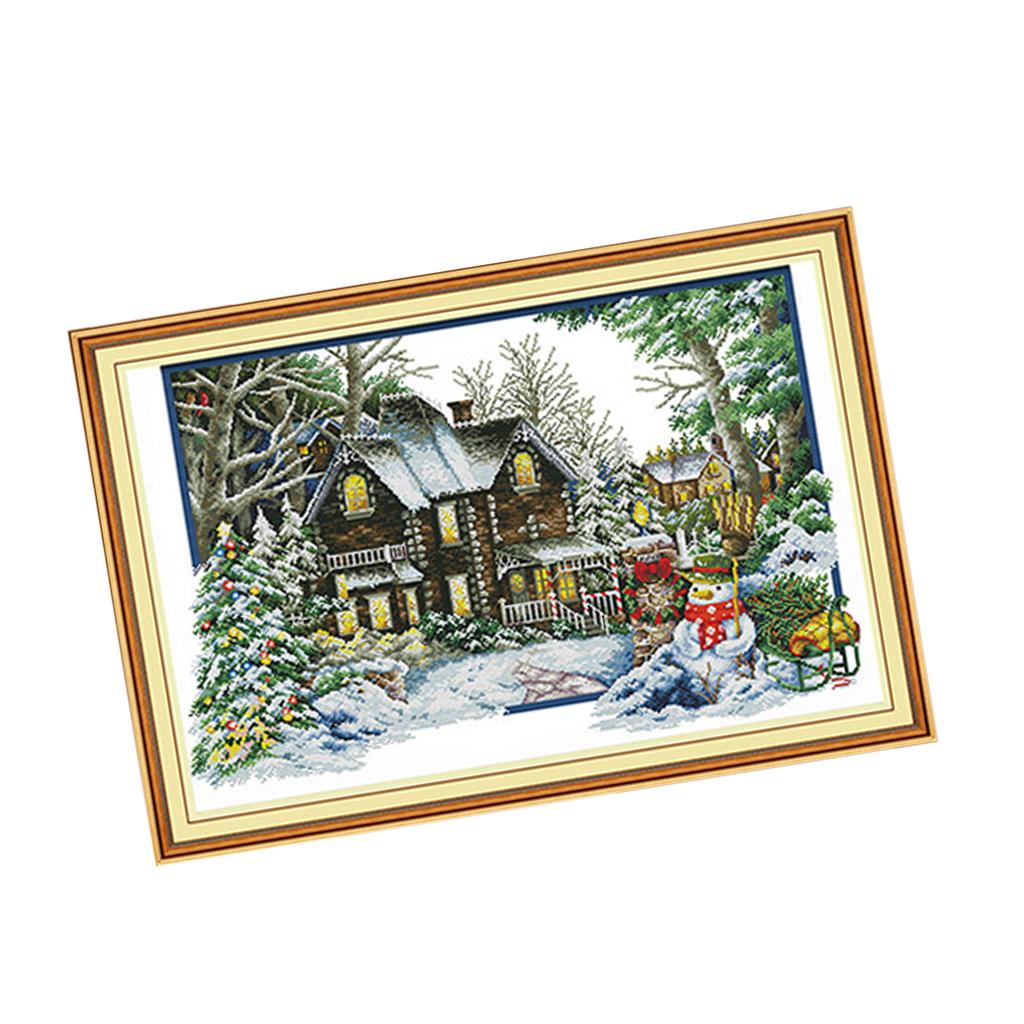 Kit de point de croix estampil - Cross Stitch Stamped Kits Beginners avis et prix