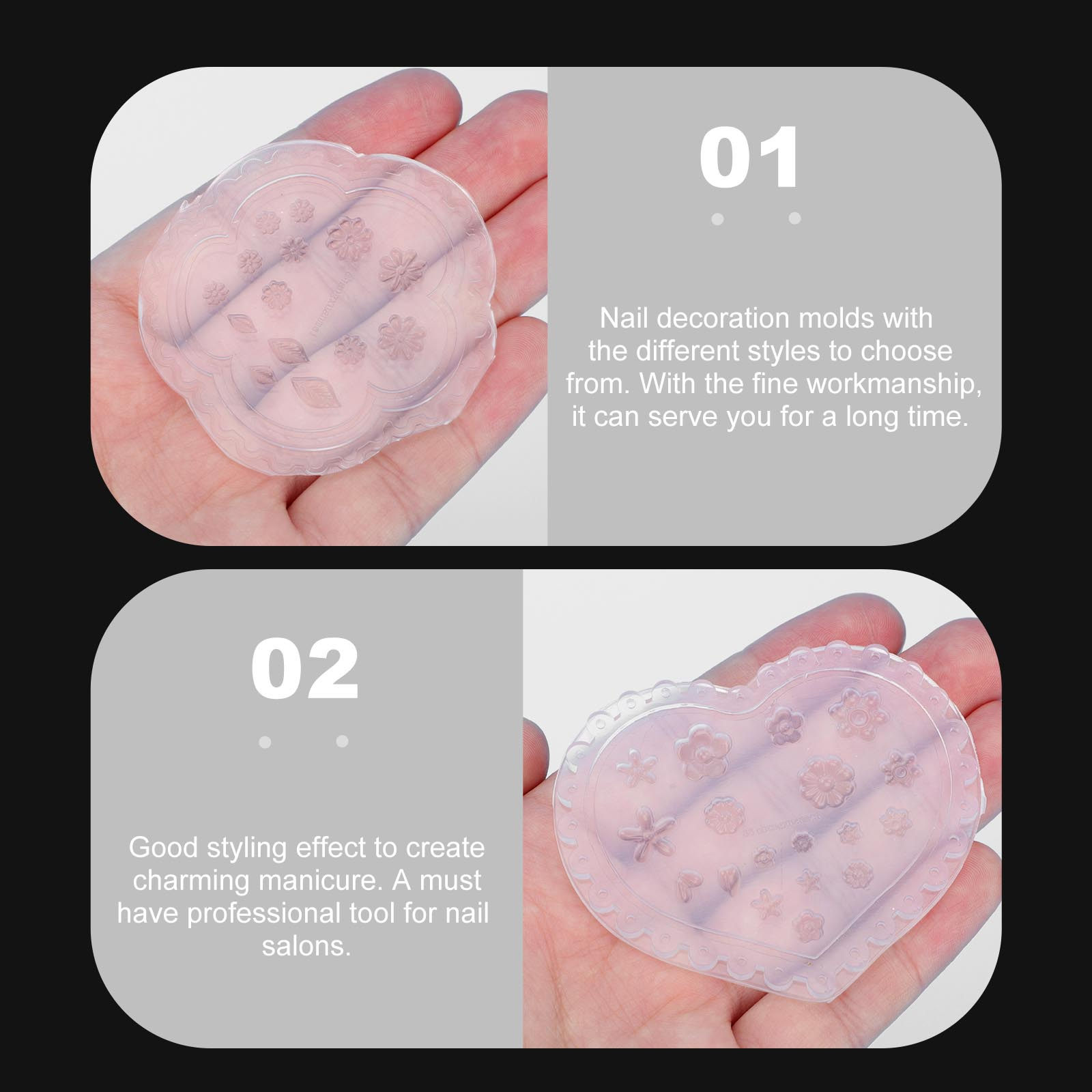 Ensemble de 3 moules en silico - Silicone Epoxy Resin Molds Set avis et prix
