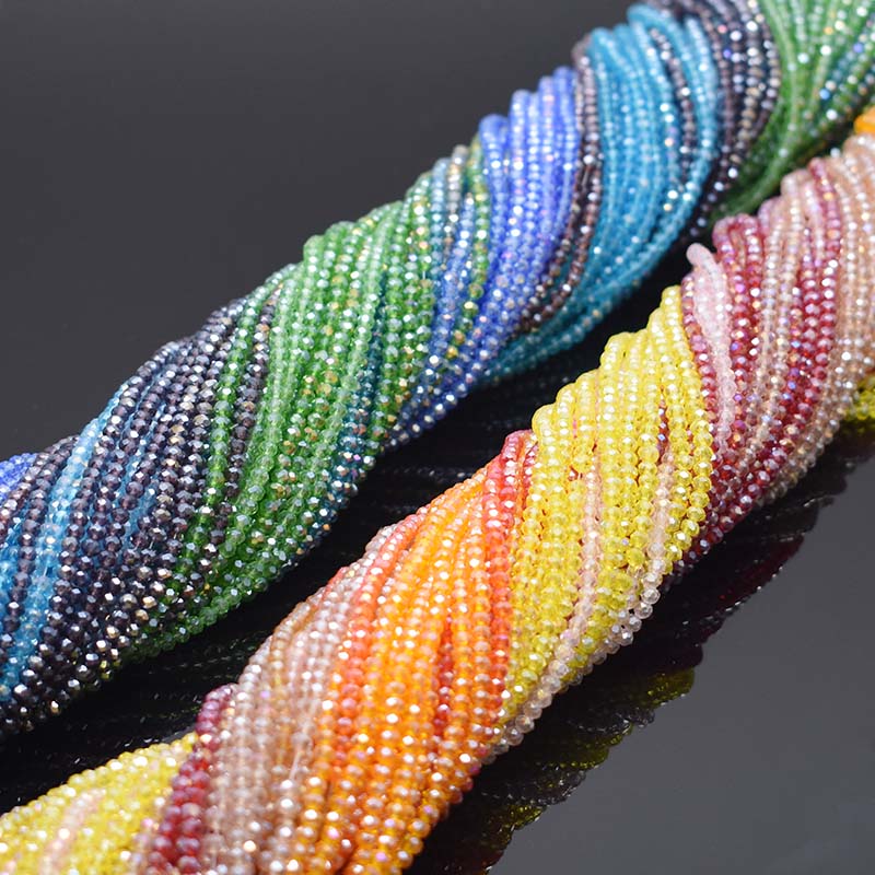 Perles en verre de cristal à f - Glass Seed Beads 2Mm Jewelry Making avis et prix